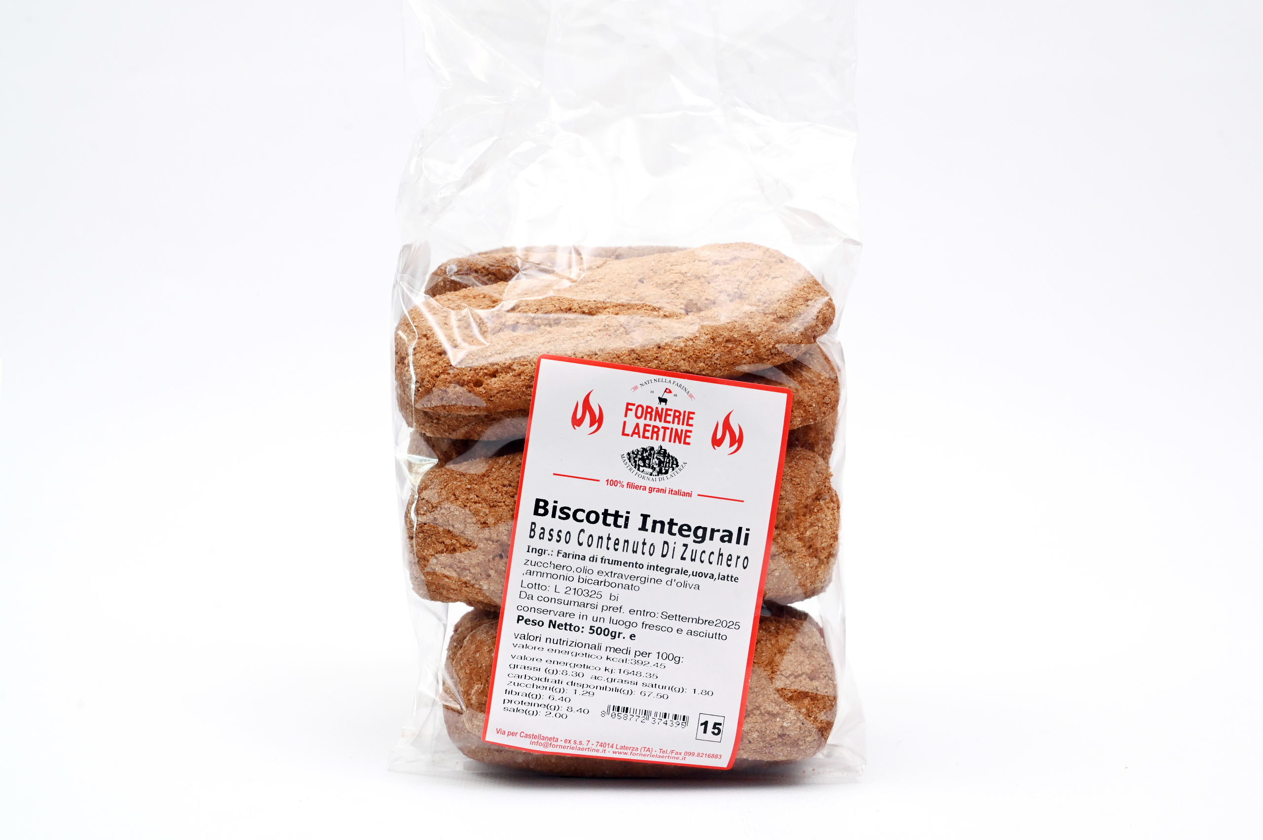 Biscotti integrali poco zucchero